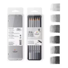 Lapices Winsor & Newton X 6 Grafito Graphite Barrio Norte