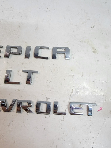 Letras Emblemas Originales Chevrolet Epica Lt Foto 3