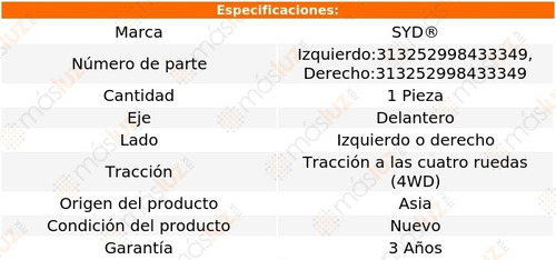 (1) Maza Del Izq O Der Toyota Tacoma 4wd 05/20 Foto 2