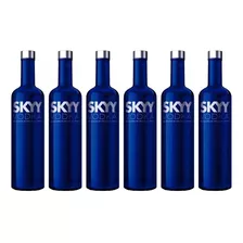 Vodka Skyy Clasico 750cc X6 Original