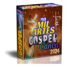 Pack Gospel, 600+ Artes Em Canva, Editável, Para Igrejas