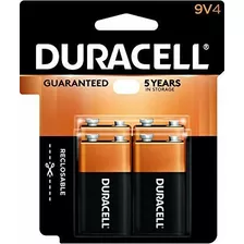 Baterias Alcalinas Duracell Coppertop 9 V Por 4 Unidades