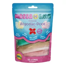 Massa De Eva Para Modelar 10 Cores 250g Pastel Make+ Cor Variadas