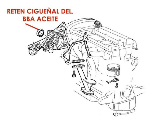Juego Retenes Leva Cigeal Alfa Romeo 147 156 Twinspark 16v Foto 3