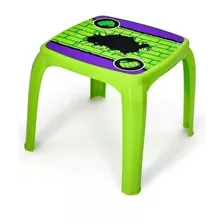 Mesa Infantil Plastica Para Atividades Criança Incrível Hulk