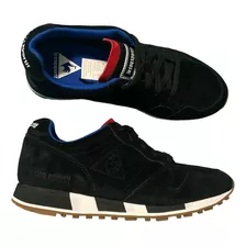 Tenis Le Coq Sportif Mod Omega Negros Gamuza Talla:26.5