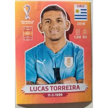 Figurita Lucas Torreira Uruguay Álbum Qatar 2022