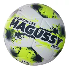 Bola Magussy Beach Soccer Twister Futebol De Areia Tecfusion Cor Branco