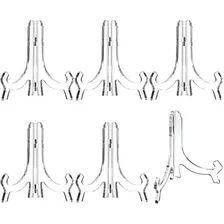 Paquete De 6 Soportes Acrílicos Caballete De 7 Pulgada...