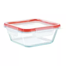 Hermetico Contenedor Vidrio Fresh Lock Cuadrado 950cc Pyrex