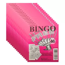 Bloco De Bingo 1500 Cartelas Free 8 X 10 Cm Atacado