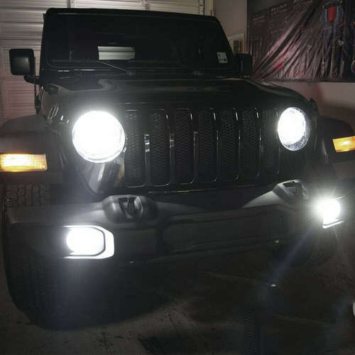 Kit Focos 2504 Psx24w Faros Led Antiniebla 8000 Lm Para Jeep Foto 10