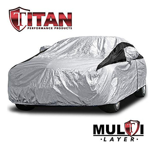 Cubierta De Auto Titan Premium Multi-capa Peva Para Sedanes Foto 2