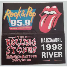 Calco The Rolling Stones Marzo / Abril 1998 River