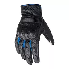 Guantes Moto Guantes De Motociclista De Cuero Negro De Prime