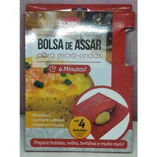 Saco Assar Cozinhar Legumes Batata Microondas Fácil Bag