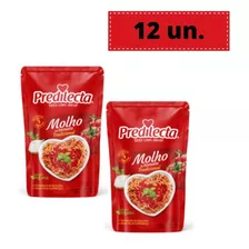 Kit 12un. Molho Tomate Tradicional Predilecta S/ Glúten 300g