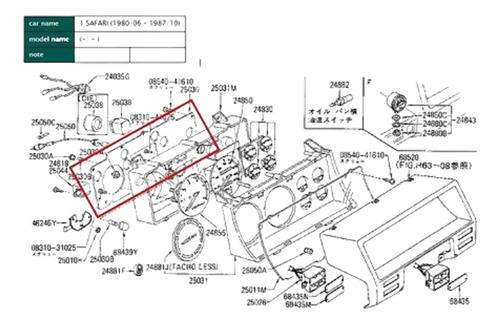 Circuito Electronico Impreso Nissan Patrol 160 Samurai Foto 3