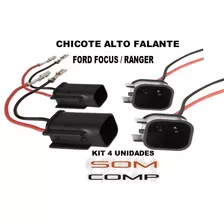 Chicote Alto Falante Focus / Ranger Kit 4 Unidades