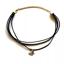 Colar Choker Veludo Com Pingente Diversos