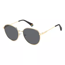 Óculos De Sol Polaroid 6215 S X 2f7 56m9 Dourado Polarizado