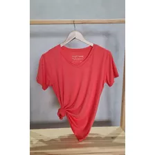 Blusa T Shirt Camiseta Feminina Plus Size Gola V Viscolaycra