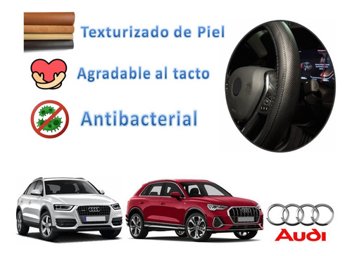 Tapetes 3d Logo Audi + Cubre Volante Q3 2013 A 2018 2019 Foto 6