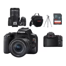 Canon Eos Sl3 Lente 18-55mm + Bolsa+tripé+64gb - Nota Fiscal