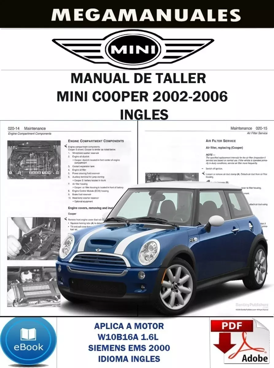 Manual De Taller Mini Cooper 2002-2006 Ingles