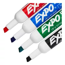 Marcador Borrable Para Tablero Expo Colores X 4 Unidades
