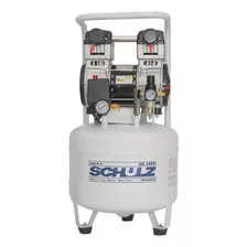 Compresor De Aire Eléctrico Portátil Schulz Csd 9.1/40 40l 1.5hp 220v Blanco