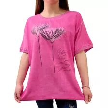  Polera Larga Lino Fl88007 Mujer Primavera Verano 