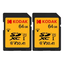 Tarjeta Sd Kodak V30 U3 De 2 Piezas, Tarjeta De Memoria Sdxc