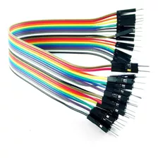 40 Cables Dupont Protoboard 20cms Arduino / Electroardu