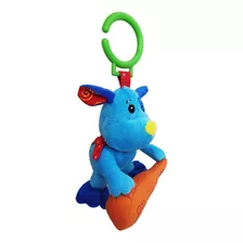 Chocalho Cachorrinho Azul Pelúcia Kitstar Fm4468