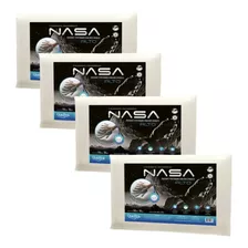 Kit Com 4 Travesseiro Nasa X Viscoelástico - Duoflex 