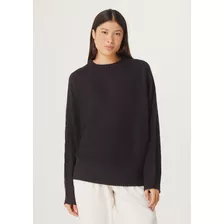 Blusão Básico Feminino Em Tricot Texturizado Hering