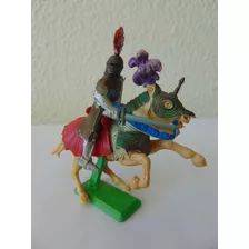  Boneco Antigo Cavalheiro Medieval + Cavalo - 3 - Britains 