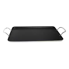 Plancha Imusa Antiadherente Con Asas De Metal, Negro, 43 Cm