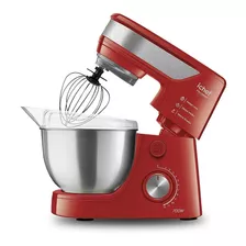 Batedeira Planetária Premium Inox Red Ichef Polishop Cor Vermelho E Inox Frequência 60hz 110v