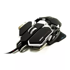 Mouse Profesional Gamer Mecánico 10 Botones Luces 4000dpi
