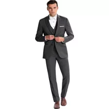 Terno Slim Masculino Paleto+calca+colete+gravata+barato*