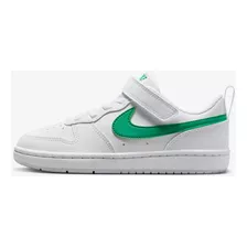 Tênis Nike Court Borough Low Recraft Infantil Cor Branco Tamanho 28 Br