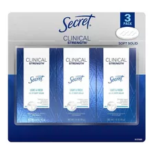 Secret Clinical Strength Soft Solid 45g C/ 3 Unidades