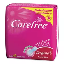 Carefree Proteção Absorvente Higiênico Com Perfume Com 40