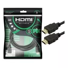 Cabo Hdmi 2.0 4k 3d Ultrahd 19 Pinos Chip Ps4 Xbox 3 Metros 