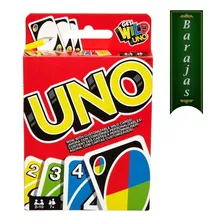 Baraja Juego De Mesa Uno Cartas Colores Numeos Original