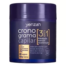 Máscara Yenzah Cronograma Capilar 3 Em 1 - 480g