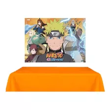 Naruto * Decoração Festa * Painel Parede + Toalha Mesa