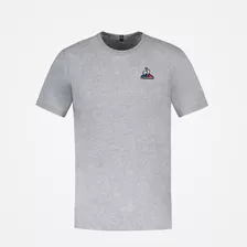 Polera Algodon Le Coq Sportif Gris Hombre